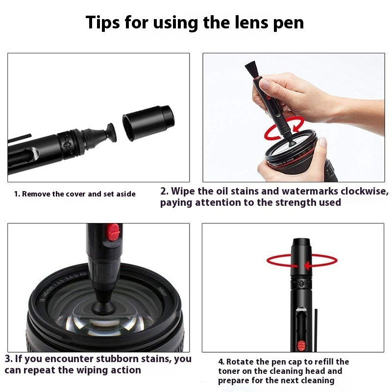 Simple Household DSLR Digital Camera Cleaning Kit