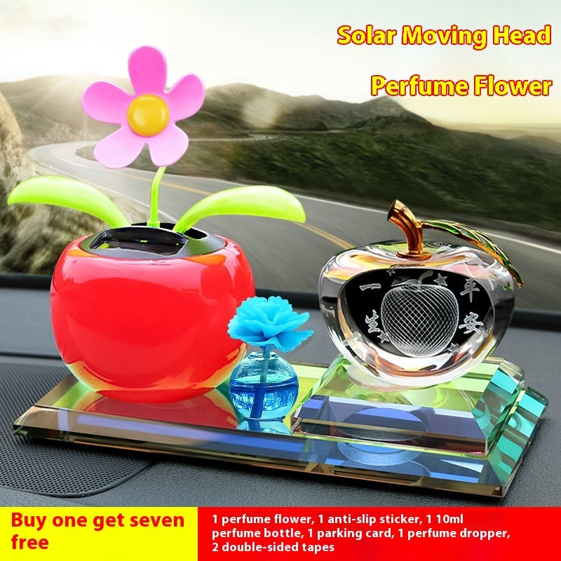 Car Indoor Bubble Head Doll Car Perfume Decoration Crystal Carving