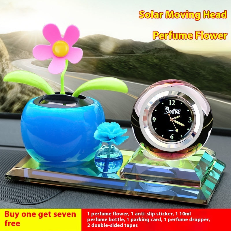 Car Indoor Bubble Head Doll Car Perfume Decoration Crystal Carving