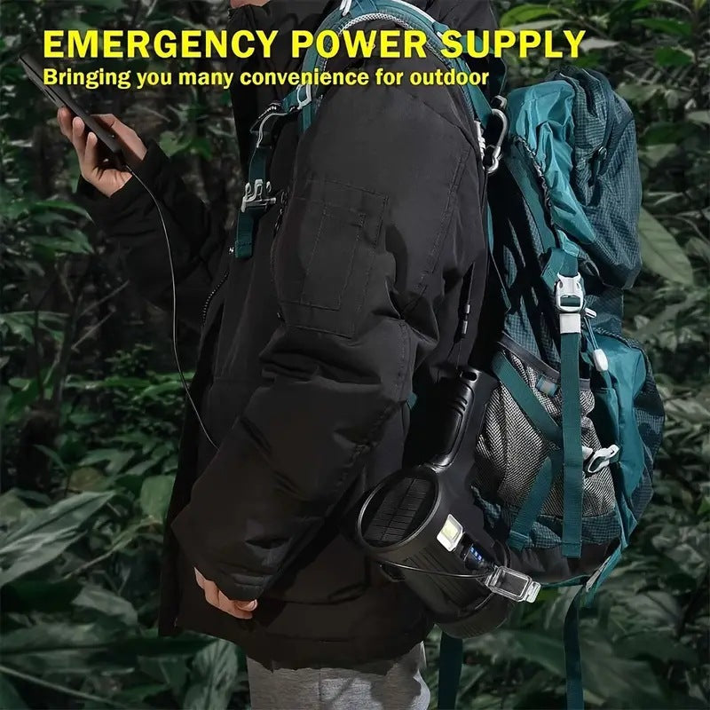 Emergency Solar Portable Rechargeable Light