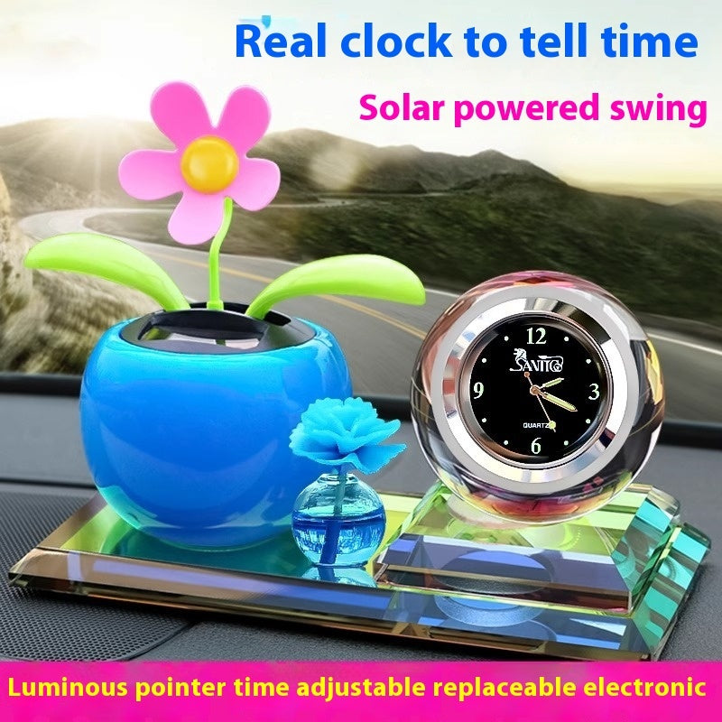 Car Indoor Bubble Head Doll Car Perfume Decoration Crystal Carving