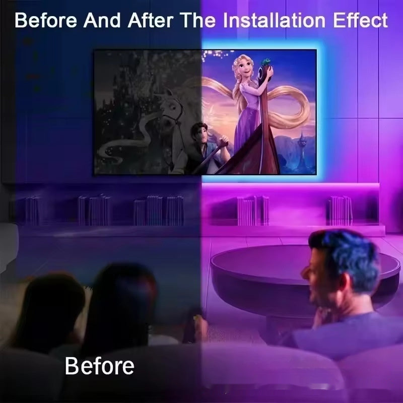 RGB Light Strip USB Low Voltage 5V Bluetooth APP Decorative Ambient Light