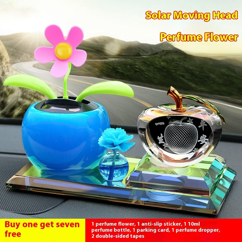 Car Indoor Bubble Head Doll Car Perfume Decoration Crystal Carving