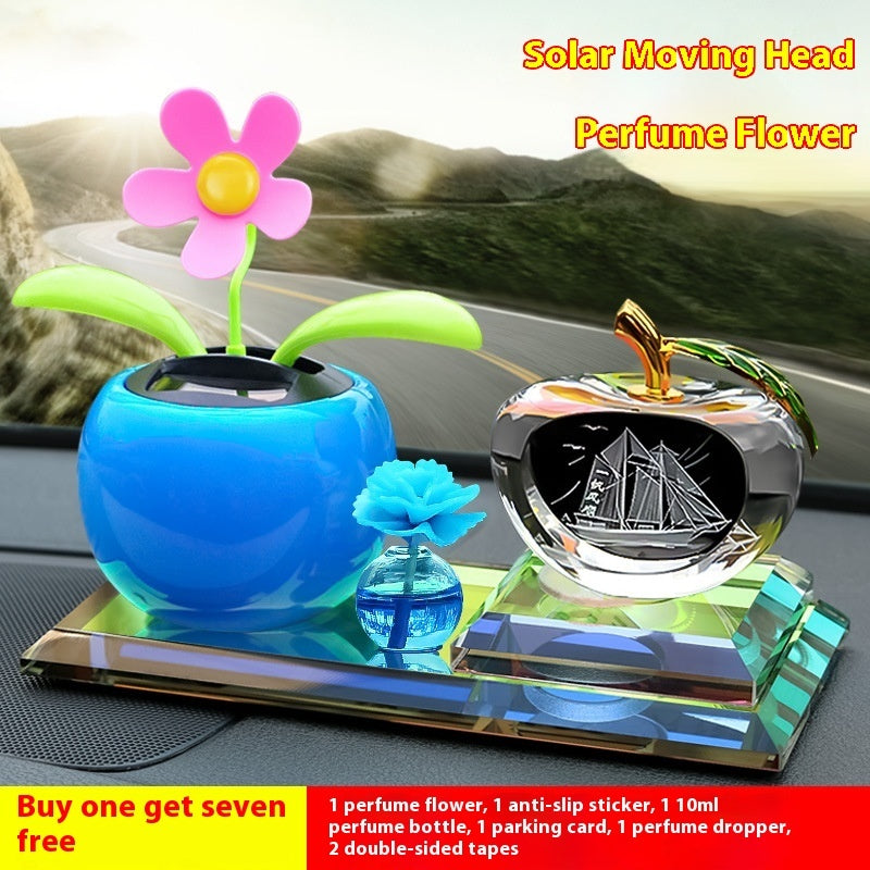 Car Indoor Bubble Head Doll Car Perfume Decoration Crystal Carving