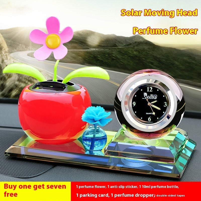 Car Indoor Bubble Head Doll Car Perfume Decoration Crystal Carving